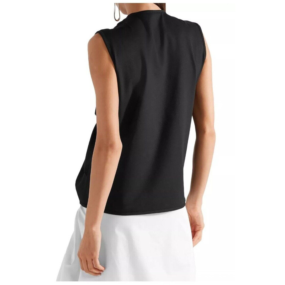 SID NEIGUM "travel-easy-wear" stretch ruched goop fave sleeveless top $425 8 / m - Picture 6 of 12